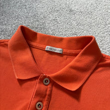 Load image into Gallery viewer, Moncler Polo Orange Size Medium

