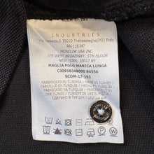 Load image into Gallery viewer, Moncler Polo Long Sleeve Black Size Large
