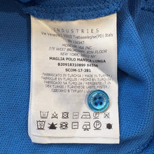 Load image into Gallery viewer, Moncler Polo Long Sleeve Blue Size Medium
