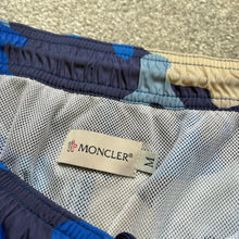 Load image into Gallery viewer, Moncler Swimshorts Camo Blue Size Medium
