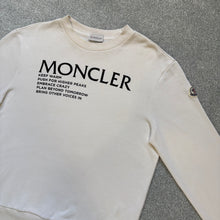 Load image into Gallery viewer, Moncler Sweatshirt Cream Size Small
