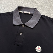 Load image into Gallery viewer, Moncler Polo Long Sleeve Black Size Large
