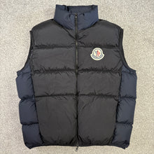 Load image into Gallery viewer, Moncler Almaz Gilet Black &amp; Navy Size 5
