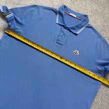 Load image into Gallery viewer, Moncler Polo Light Blue Size Medium

