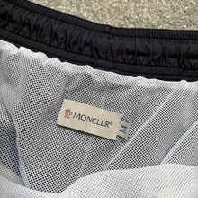 Load image into Gallery viewer, Moncler Swimshorts Navy White &amp; Red Size Medium
