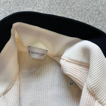 Load image into Gallery viewer, Moncler Half Zip Tricot Cream Size Medium
