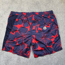 Load image into Gallery viewer, Moncler Swimshorts Navy &amp; Red Size XXL
