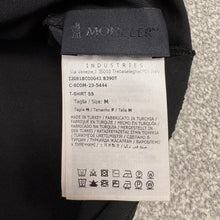 Load image into Gallery viewer, Moncler Heart Logo T-Shirt Black Size Medium

