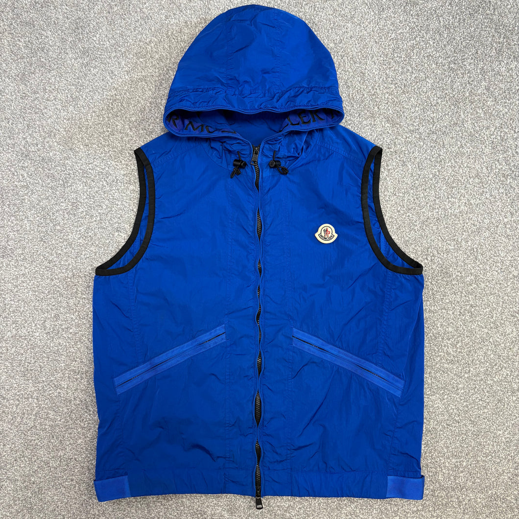Moncler Touques Gilet Blue Size 4
