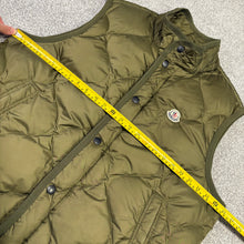 Load image into Gallery viewer, Moncler Canut Gilet Khaki Size 6
