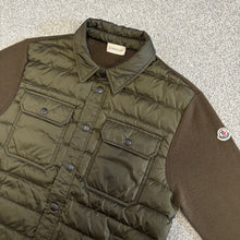 Load image into Gallery viewer, Moncler Tricot Overshirt Khaki Size Medium

