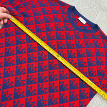 Load image into Gallery viewer, Moncler Sweatshirt Red &amp; Navy Size Medium
