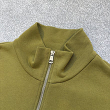 Load image into Gallery viewer, Moncler Quarter Zip Olive Size XL
